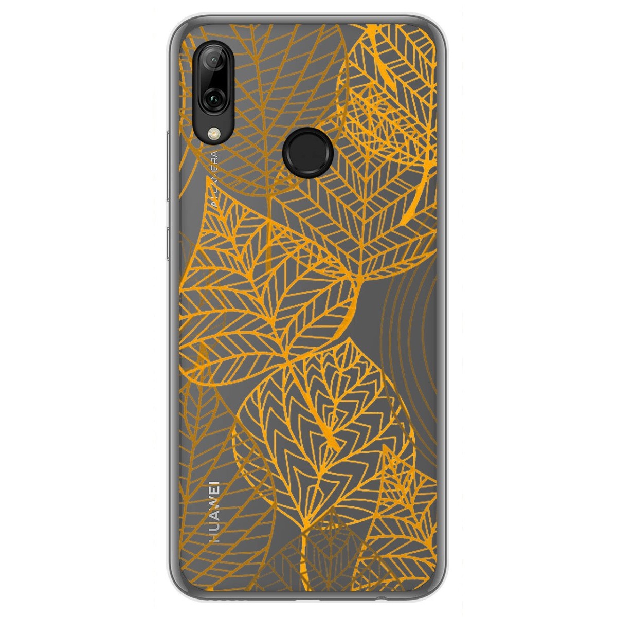 Funda Gel Transparente para Huawei P Smart 2019 / Honor 10 Lite diseño Hojas Dibujos