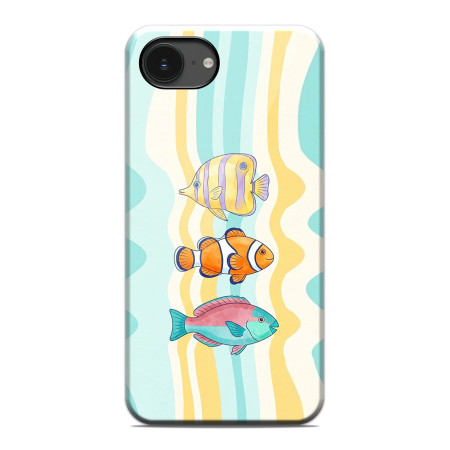 Funda Tough Magnética para iPhone 17e (6.1) Doble Capa diseño Peces 01 Dibujos