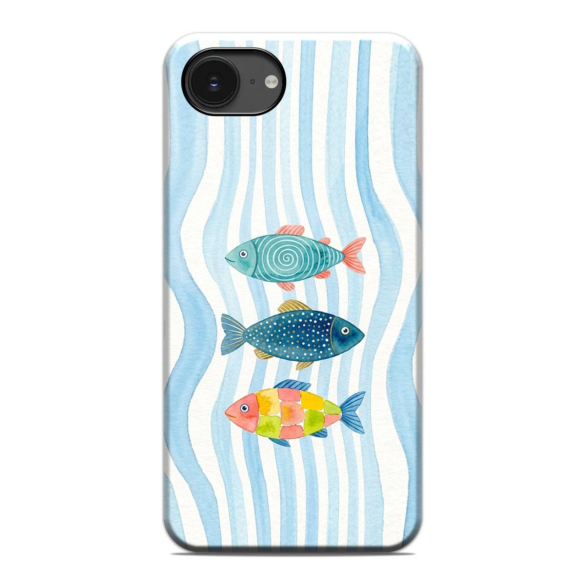 Funda Tough Magnética para iPhone 17e (6.1) Doble Capa diseño Peces 02 Dibujos