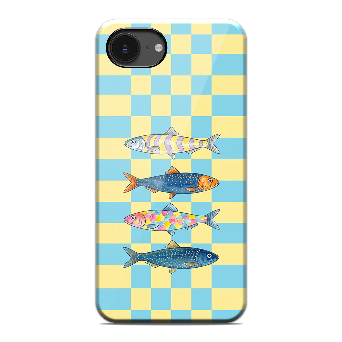 Funda Tough Magnética para iPhone 17e (6.1) Doble Capa diseño Peces 03 Dibujos