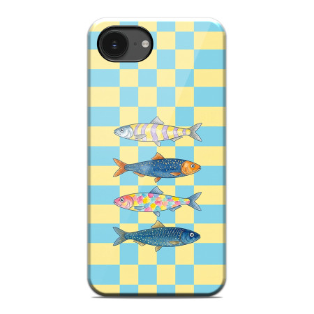 Funda Tough Magnética para iPhone 17e (6.1) Doble Capa diseño Peces 03 Dibujos