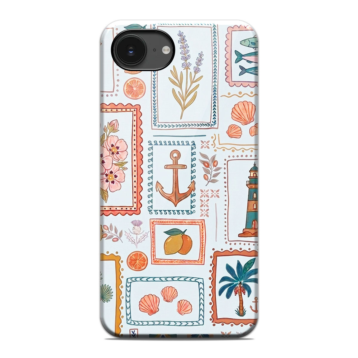 Funda Tough Magnética para iPhone 17e (6.1) Doble Capa diseño Sellos 02 Dibujos