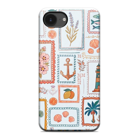 Funda Tough Magnética para iPhone 17e (6.1) Doble Capa diseño Sellos 02 Dibujos