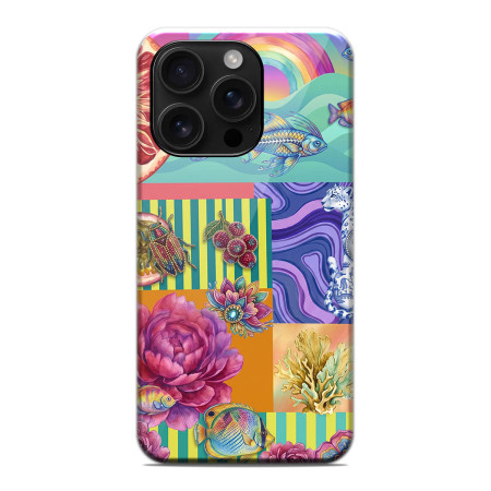 Funda Tough Magnética para Iphone 16 Pro (6.3) Doble Capa diseño Collage 03 Dibujos