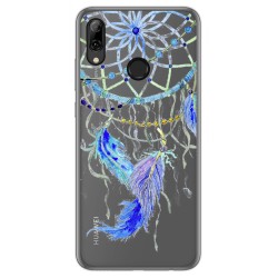 Funda Gel Transparente para Huawei P Smart 2019 / Honor 10 Lite diseño Plumas Dibujos