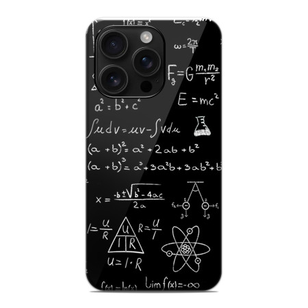 Funda Tough Magnética para Iphone 16 Pro (6.3) Doble Capa diseño Formulas Dibujos
