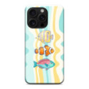 Funda Tough Magnética para Iphone 16 Pro (6.3) Doble Capa diseño Peces 01 Dibujos