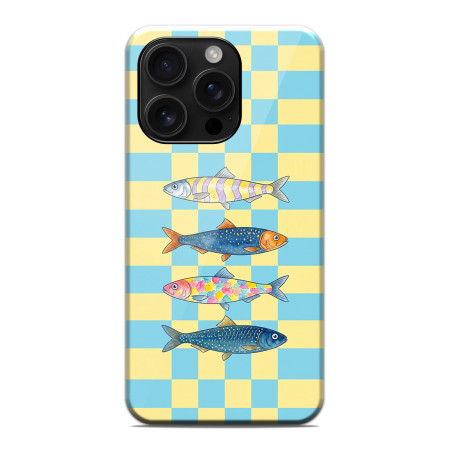 Funda Tough Magnética para Iphone 16 Pro (6.3) Doble Capa diseño Peces 03 Dibujos