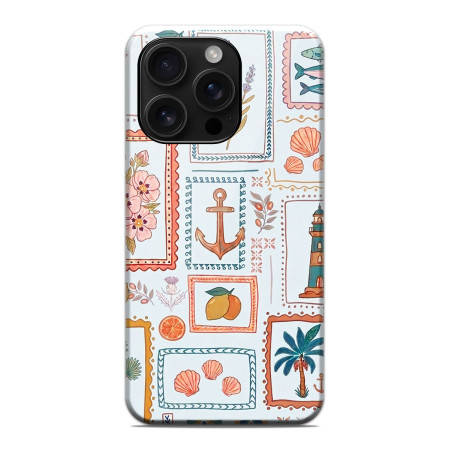 Funda Tough Magnética para Iphone 16 Pro (6.3) Doble Capa diseño Sellos 02 Dibujos