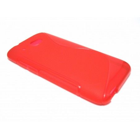 Funda Gel Tpu HTC Desire 601 S Line Color Roja