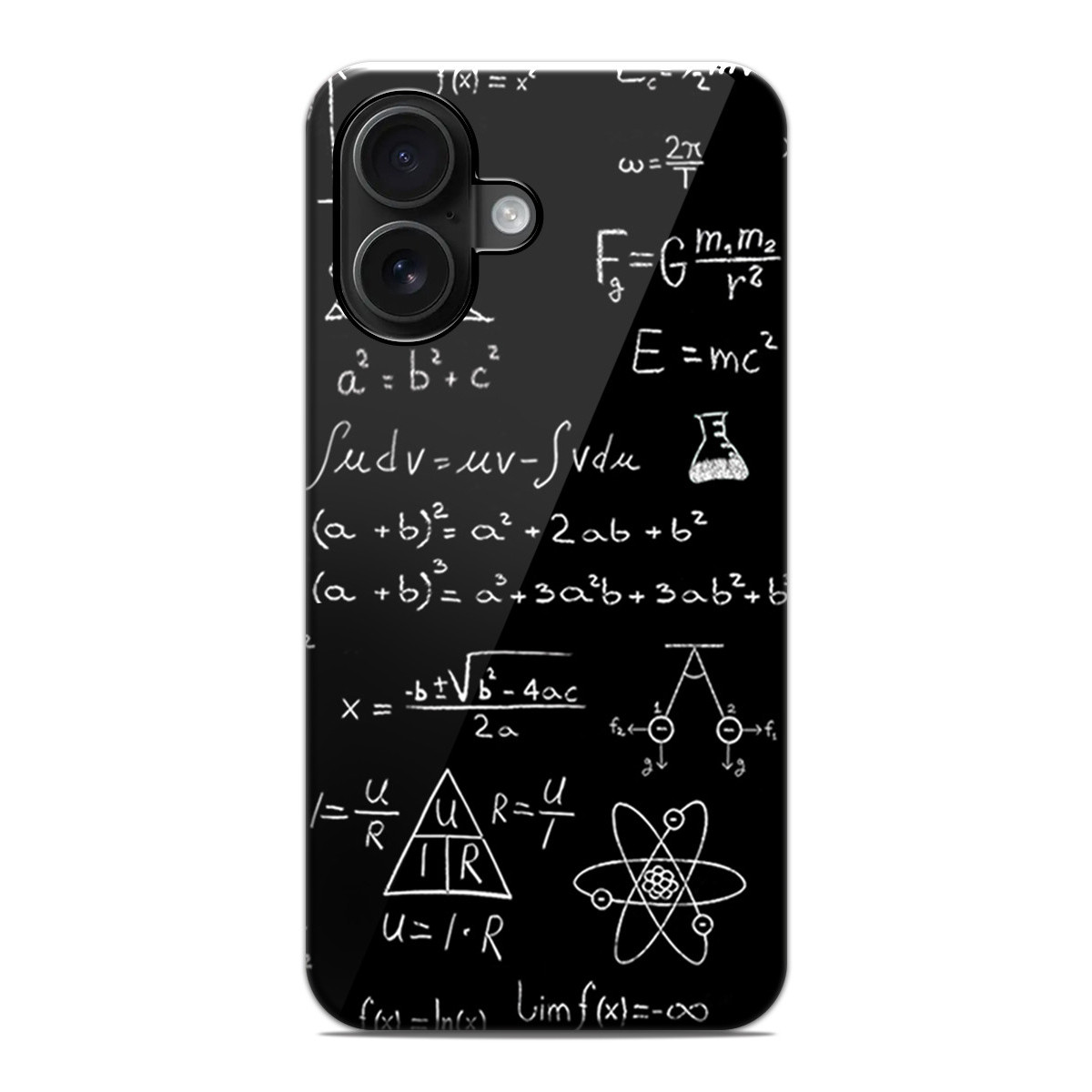 Funda Tough Magnética para Iphone 17 (6.3) Doble Capa diseño Formulas Dibujos