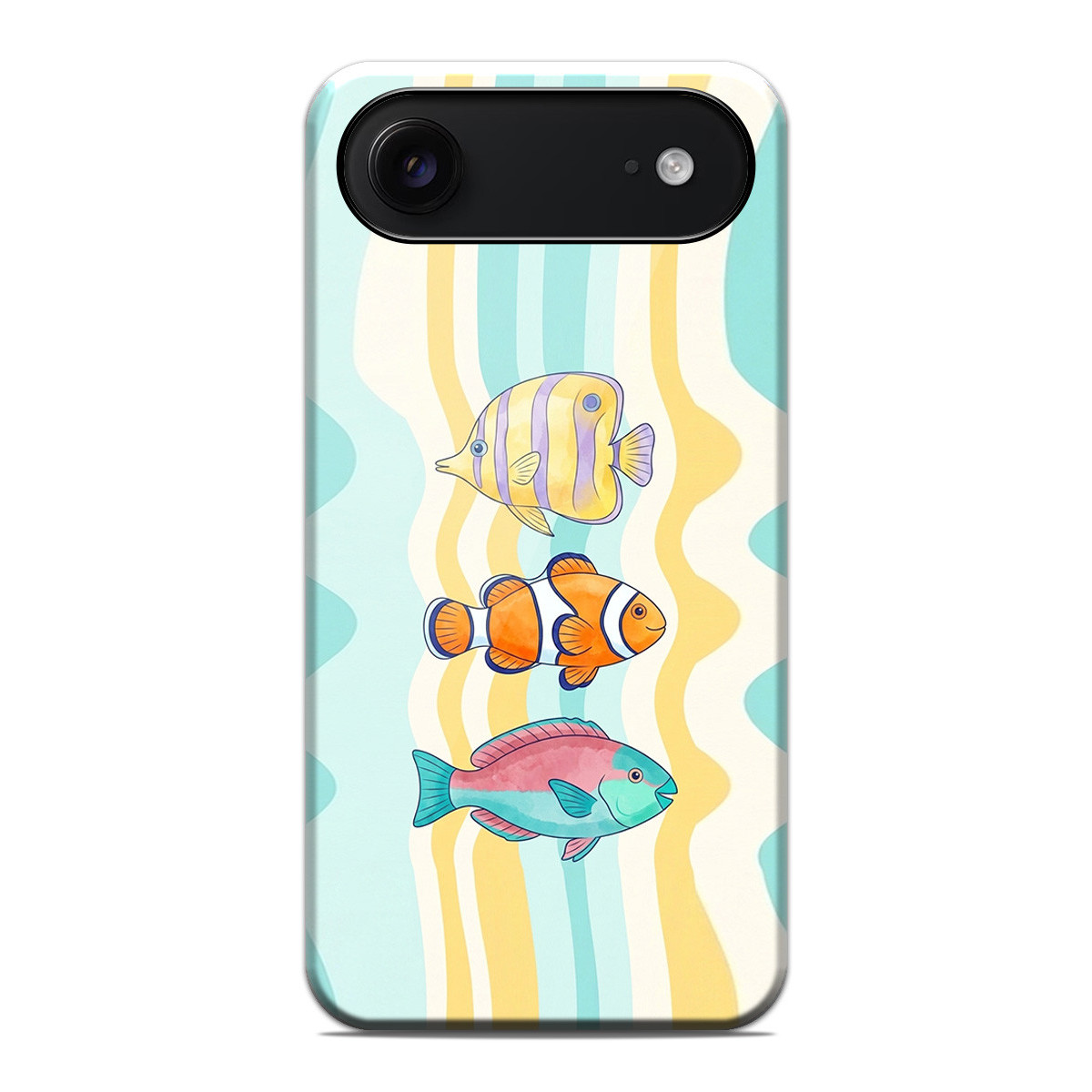 Funda Tough Magnética para Iphone 17 Air (6.5) Doble Capa diseño Peces 01 Dibujos