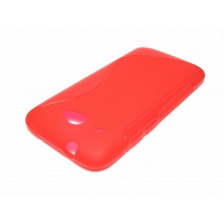 Funda Gel Tpu HTC Desire 601 S Line Color Roja