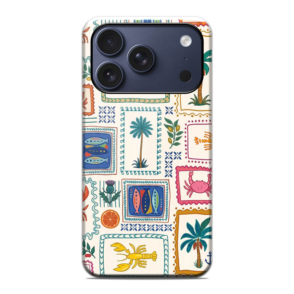 Funda Tough Magnética para Iphone 17 Pro (6.3) Doble Capa diseño Sellos 01 Dibujos