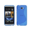 Funda Gel Tpu HTC Desire 601 S Line Color Azul