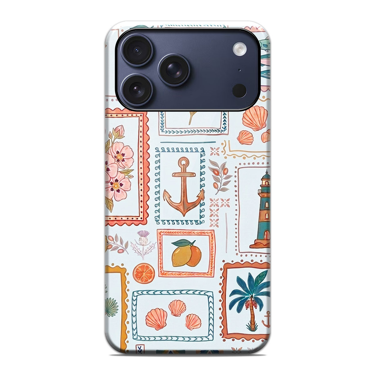 Funda Tough Magnética para Iphone 17 Pro Max (6.9) Doble Capa diseño Sellos 02 Dibujos