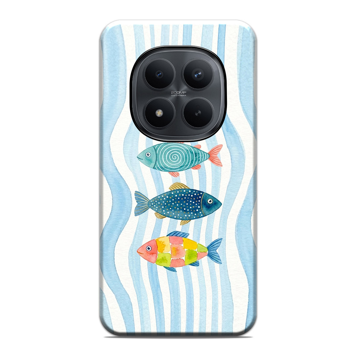 Funda Tough para Xiaomi Redmi Note 15 Pro 5G Doble Capa diseño Peces 02 Dibujos