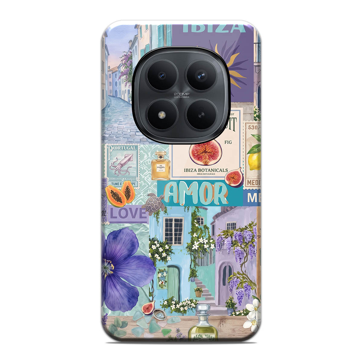 Funda Tough para Xiaomi Poco M8 Pro 5G Doble Capa diseño Collage 02 Dibujos