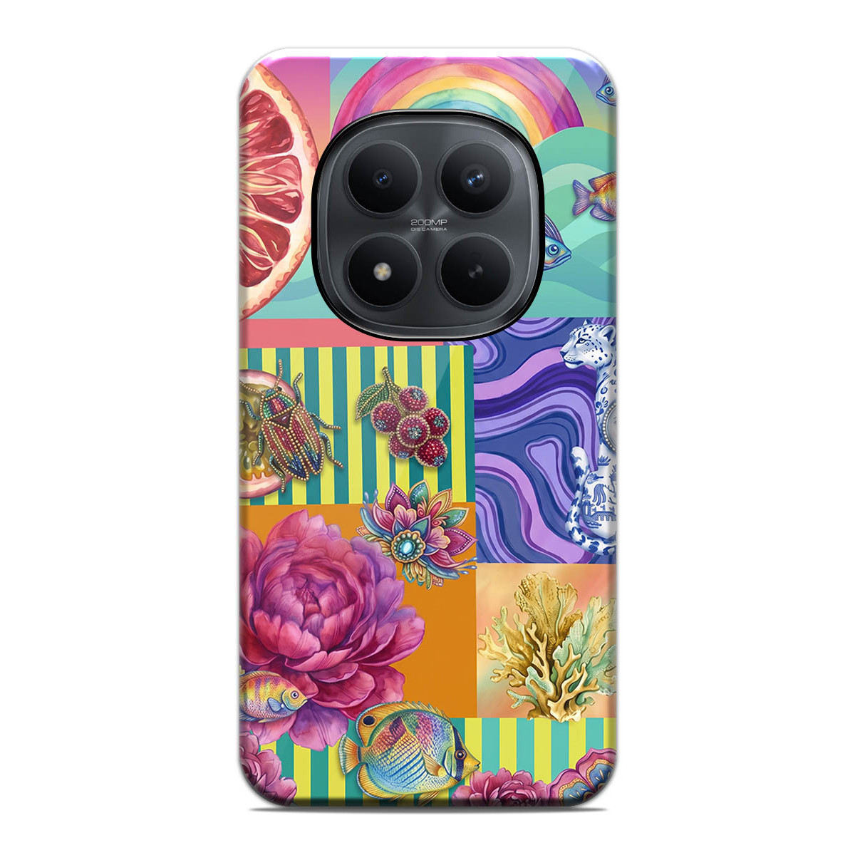 Funda Tough para Xiaomi Poco M8 Pro 5G Doble Capa diseño Collage 03 Dibujos