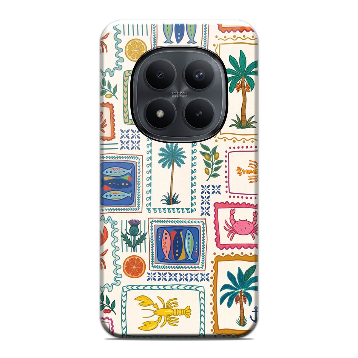 Funda Tough para Xiaomi Poco M8 Pro 5G Doble Capa diseño Sellos 01 Dibujos