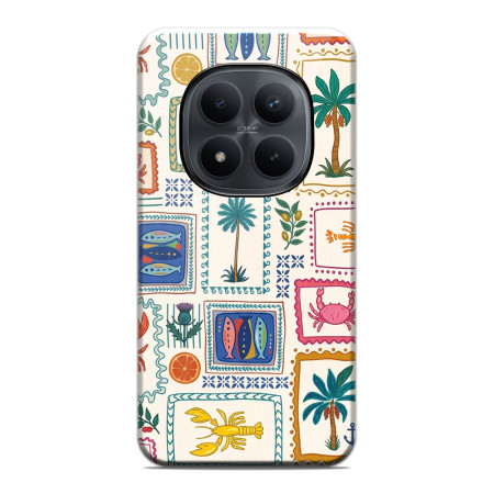 Funda Tough para Xiaomi Poco M8 Pro 5G Doble Capa diseño Sellos 01 Dibujos
