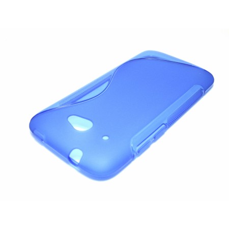 Funda Gel Tpu HTC Desire 601 S Line Color Azul