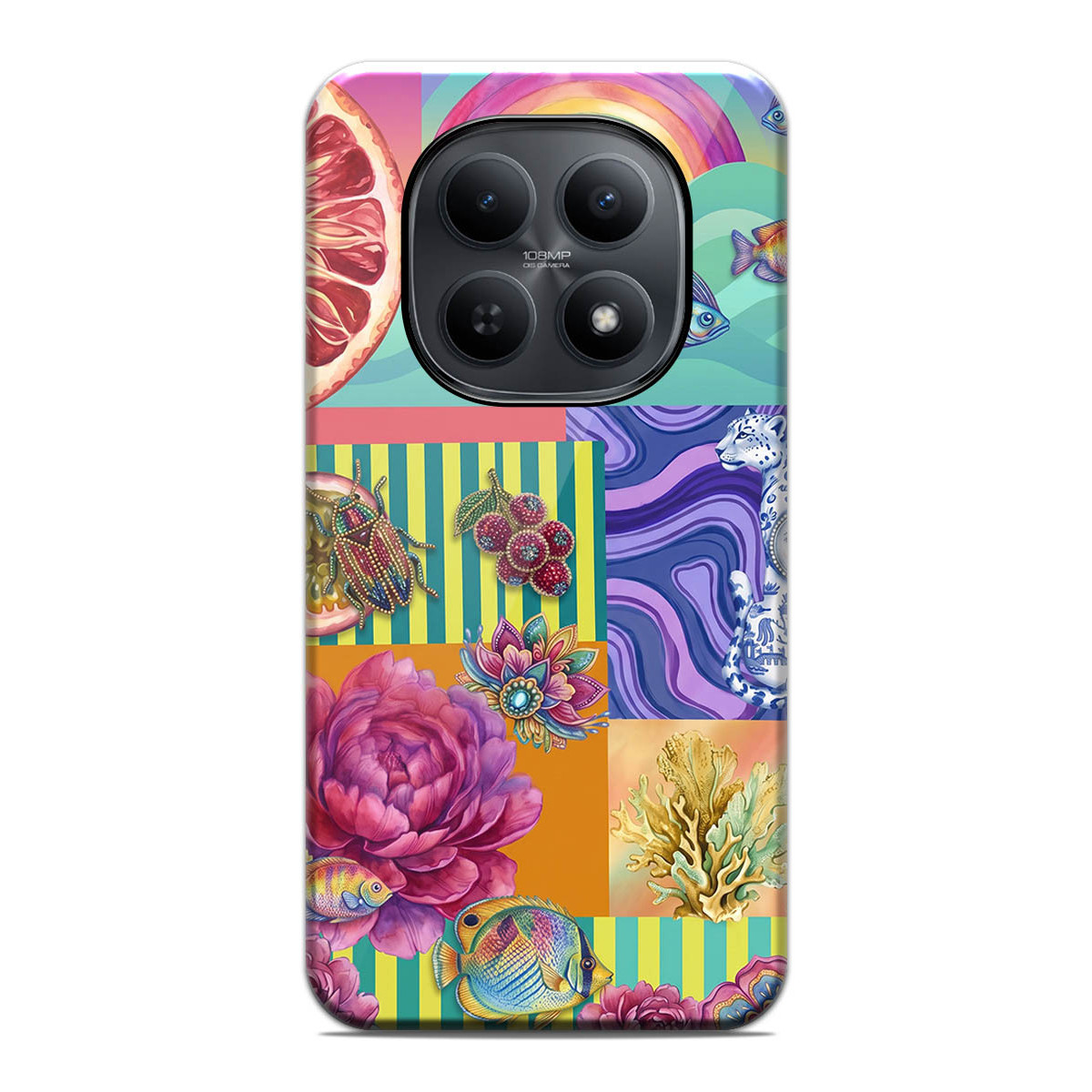 Funda Tough para Xiaomi Redmi Note 15 5G Doble Capa diseño Collage 03 Dibujos
