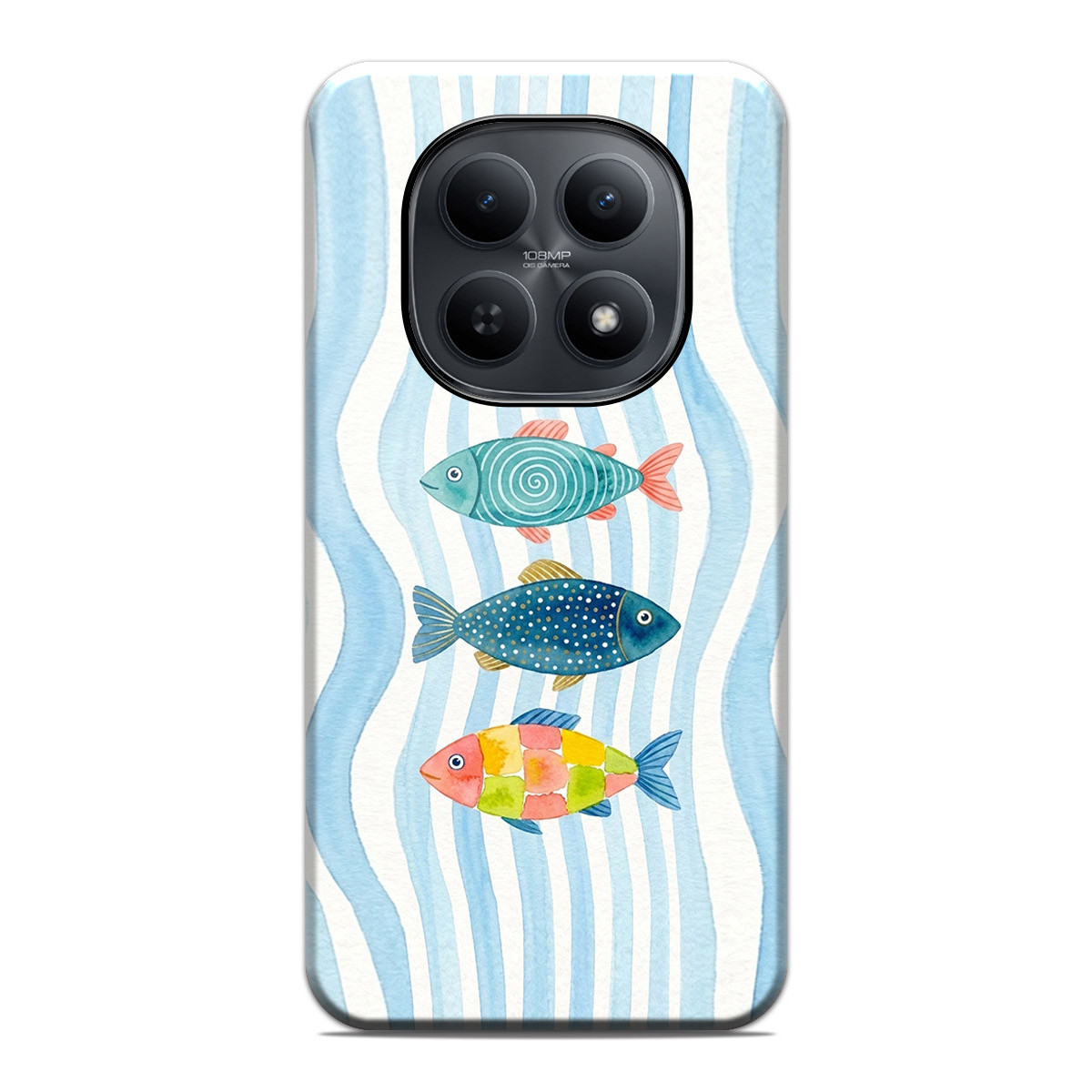 Funda Tough para Xiaomi Redmi Note 15 5G Doble Capa diseño Peces 02 Dibujos