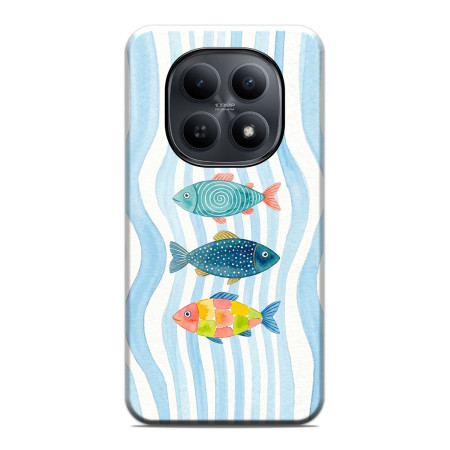 Funda Tough para Xiaomi Redmi Note 15 5G Doble Capa diseño Peces 02 Dibujos
