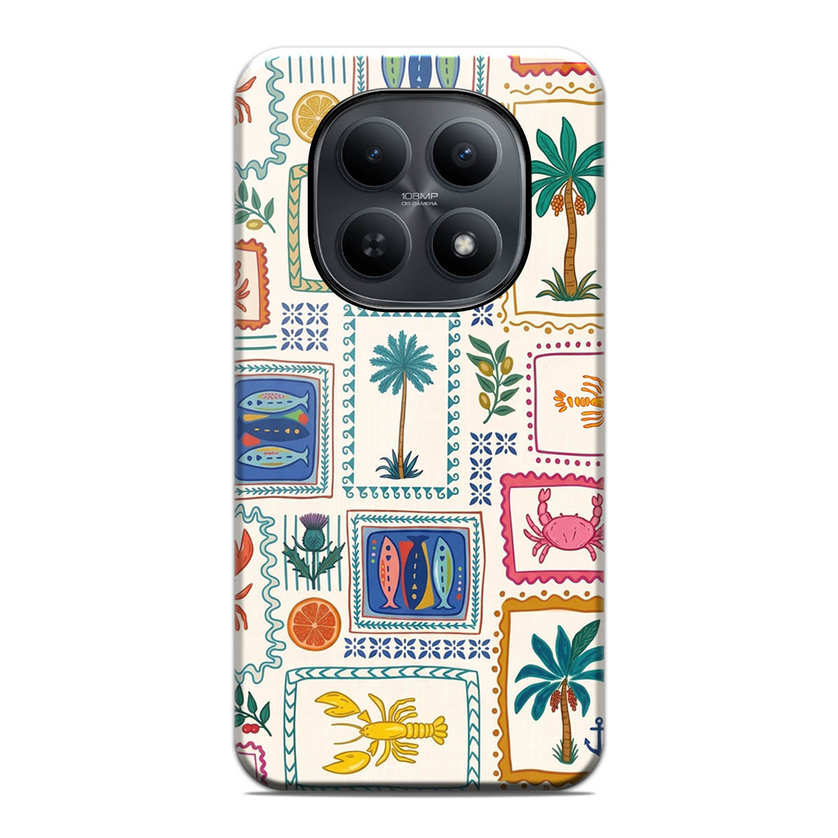 Funda Tough para Xiaomi Redmi Note 15 5G Doble Capa diseño Sellos 01 Dibujos