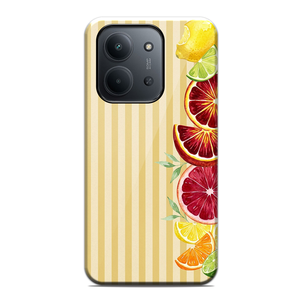 Funda Tough para Xiaomi Redmi 15C 4G / 5G Doble Capa diseño Limones 02 Dibujos
