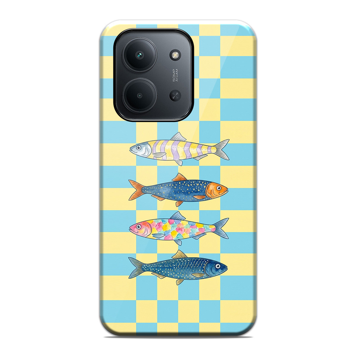 Funda Tough para Xiaomi Redmi 15C 4G / 5G Doble Capa diseño Peces 03 Dibujos