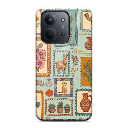 Funda Tough para Xiaomi Redmi 15C 4G / 5G Doble Capa diseño Sellos 03 Dibujos