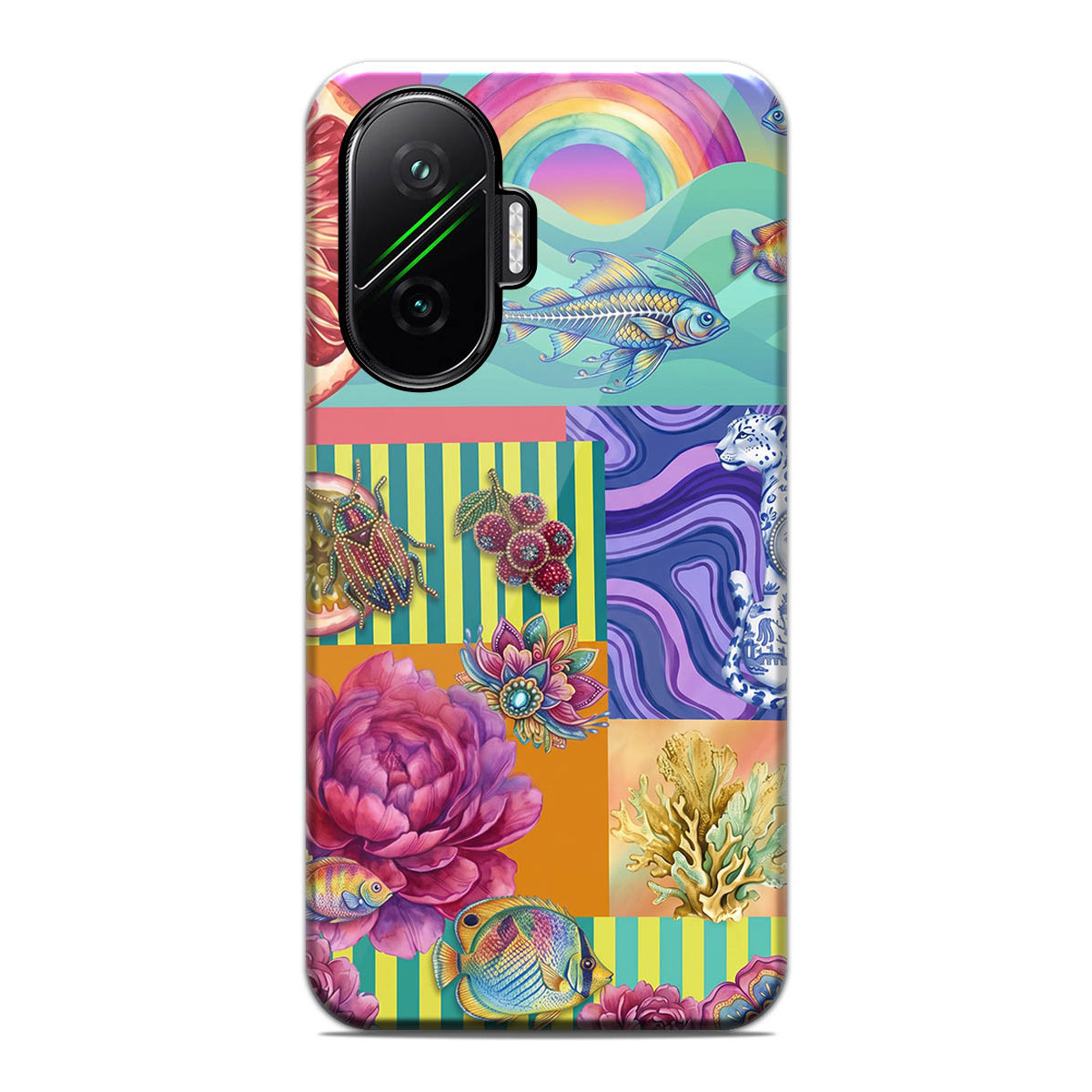 Funda Tough para Xiaomi Poco F7 5G Doble Capa diseño Collage 03 Dibujos