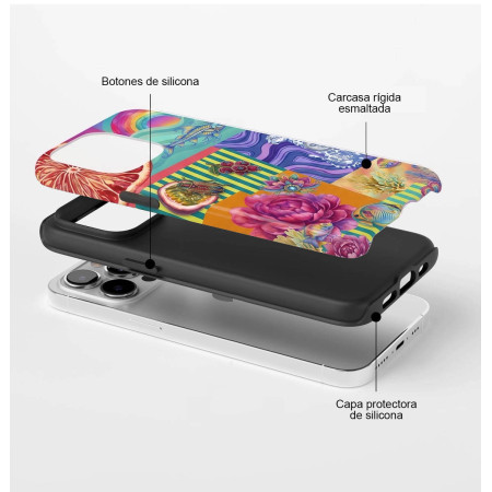 Funda Tough para Xiaomi Poco F7 5G Doble Capa diseño Collage 03 Dibujos
