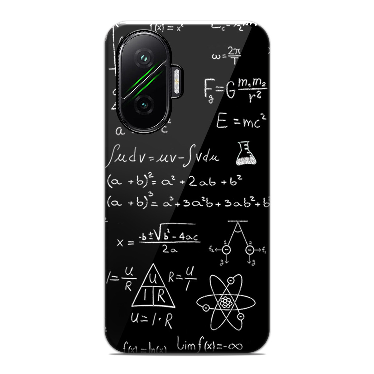 Funda Tough para Xiaomi Poco F7 5G Doble Capa diseño Formulas Dibujos