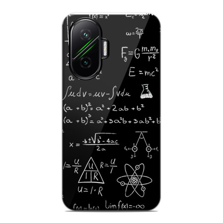 Funda Tough para Xiaomi Poco F7 5G Doble Capa diseño Formulas Dibujos