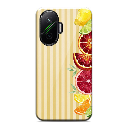 Funda Tough para Xiaomi Poco F7 5G Doble Capa diseño Limones 02 Dibujos