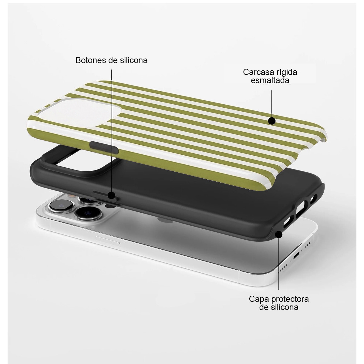 Funda Tough para Xiaomi Poco F7 5G Doble Capa diseño Lineas 03 Dibujos