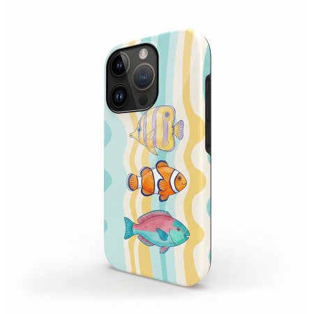 Funda Tough para Xiaomi Poco F7 5G Doble Capa diseño Peces 01 Dibujos