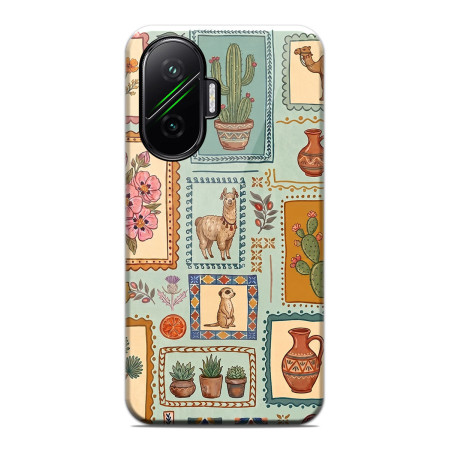 Funda Tough para Xiaomi Poco F7 5G Doble Capa diseño Sellos 03 Dibujos