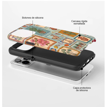 Funda Tough para Xiaomi Poco F7 5G Doble Capa diseño Sellos 03 Dibujos