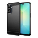Funda Gel Tpu Tipo Carbon Negra para Samsung Galaxy A17 4G / 5G