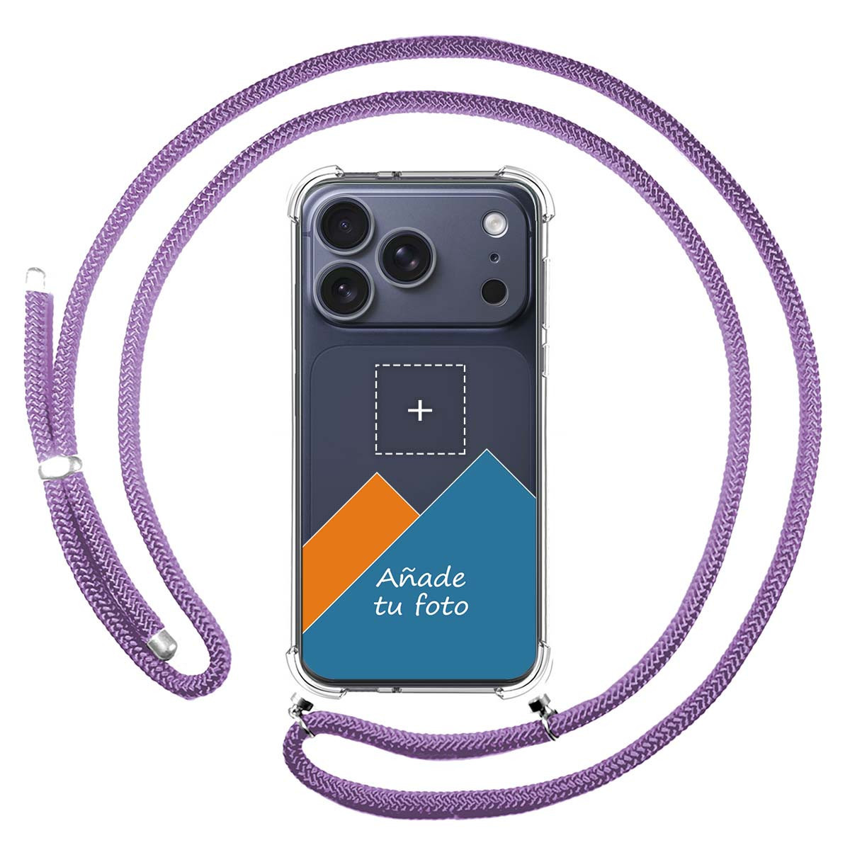 Personaliza tu Funda Colgante Transparente para...