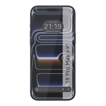 Protector Cristal Templado para iPhone 18 Pro Max (6.9) Vidrio