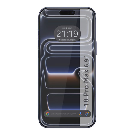 Protector Pantalla Hidrogel Flexible para iPhone 18 Pro Max (6.9)