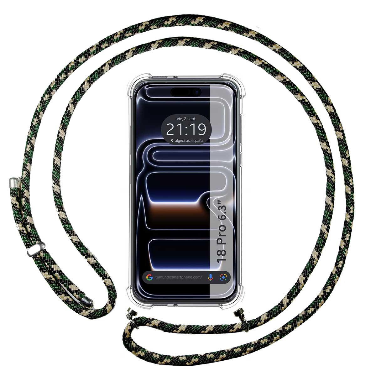 Funda Colgante Transparente para iPhone 18 Pro...