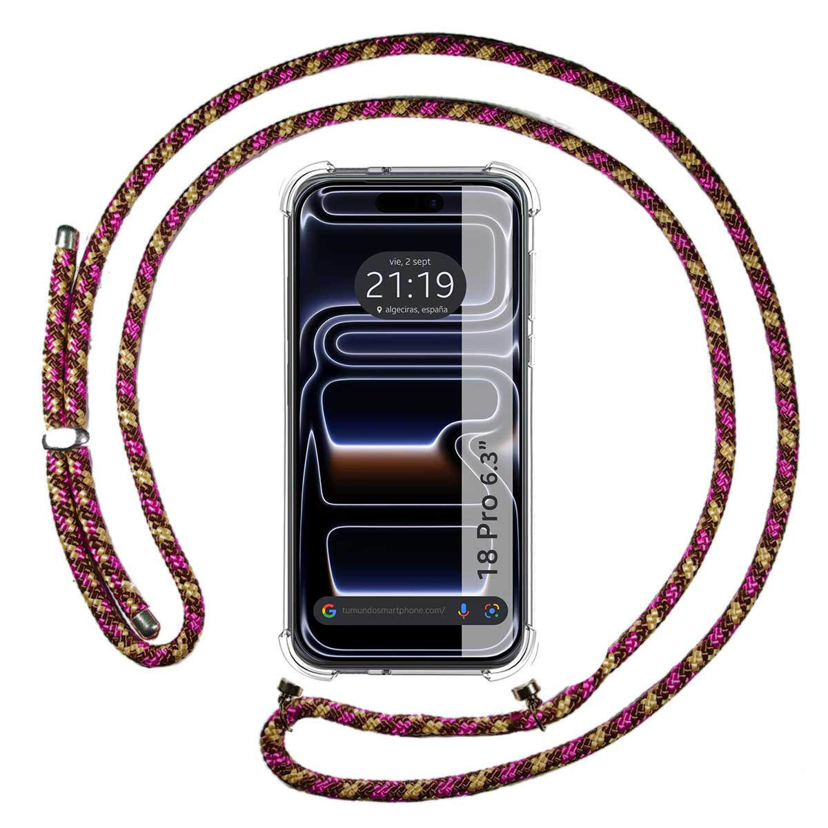 Funda Colgante Transparente para iPhone 18 Pro...
