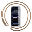 Funda Colgante Transparente para iPhone 18 Pro Max (6.9) con Cordon Camel