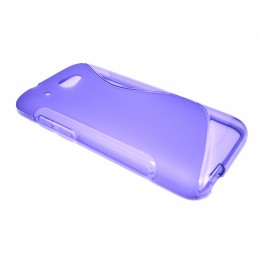 Funda Gel Tpu HTC Desire 601 S Line Color Morada 2